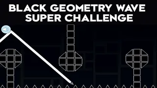 Play Black Geometry Wave Super Challenge now!
