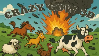 Play Crazy Cow 3D now!