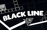 Play Geometry Dash Black Line now!