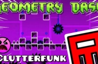 Play Geometry Dash Clutterfunk now!