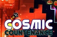 Play Geometry Dash Cosmic Countenance now!