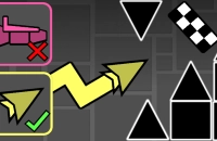 Play Geometry Dash Dangerous Choices now!