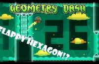 Play Geometry Dash Flappy Hexagon now!