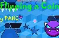 Play Geometry Dash Flipping a Coin now!