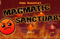 Play Geometry Dash Magmatic Sanctuary now!