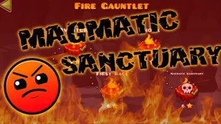 PLay Geometry Dash Magmatic Sanctuary now!