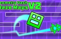 Play Geometry Dash Maze Maps V2 now!