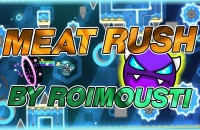 Play Geometry Dash Meat Rush now!
