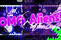 Play Geometry Dash OMG Aliens now!