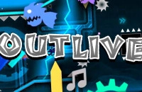 Play Geometry Dash Outlive now!