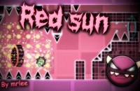 Play Geometry Dash Red Sun now!