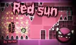 Geometry Dash Red Sun