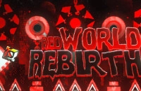 Play Geometry Dash Red World Rebirth now!