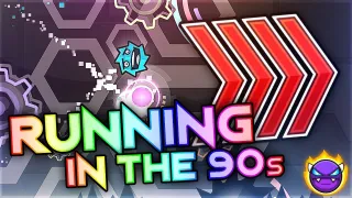 PLay Geometry Dash Running in The 90s now!