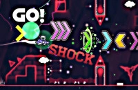 Play Geometry Dash Shock now!