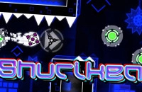 Play Geometry Dash Shuriken now!