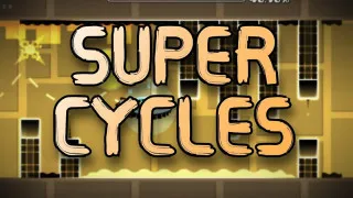 PLay Geometry Dash Super Cycles now!