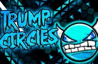 Play Geometry Dash Trump Circles now!