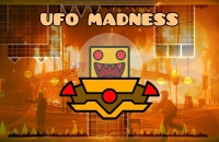 Play Geometry Dash UFO Madness now!