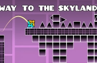 Play Geometry Dash Way To The Skyland now!