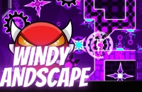 Play Geometry Dash Windy Landscape now!