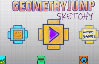 Play Geometry Jump Sketchy now!