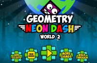 Play Geometry Neon Dash World Two now!