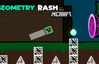 Play Geometry Rash But MCraft now!